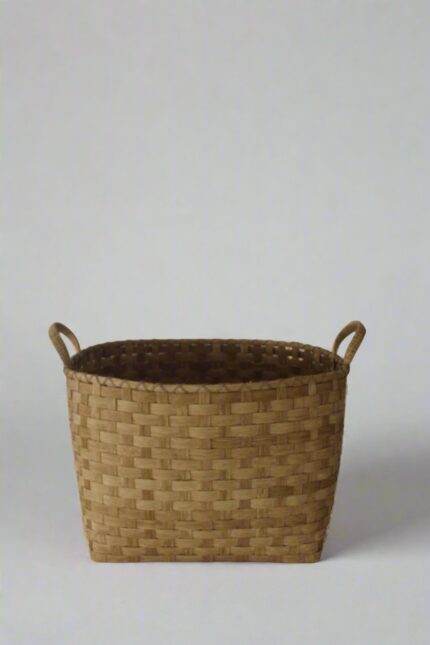 Buckma Son Gray Garden Basket – Stylish Outdoor Storage & Planter Tote