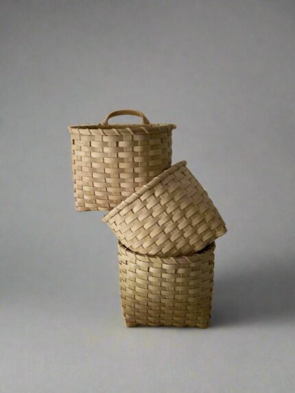 Buckma Son  Natural Trail Basket Bundle – Rustic Storage Set for Outdoor & Home Use